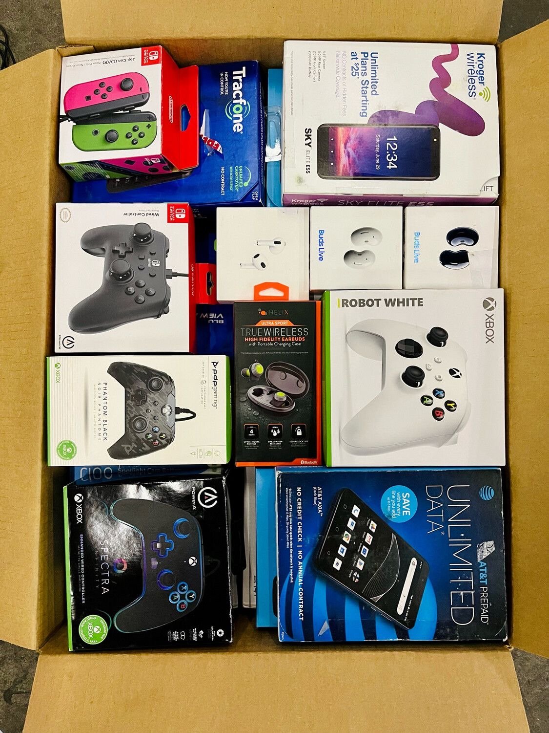Video Game Pallet wholesale electronics pallet inventory
