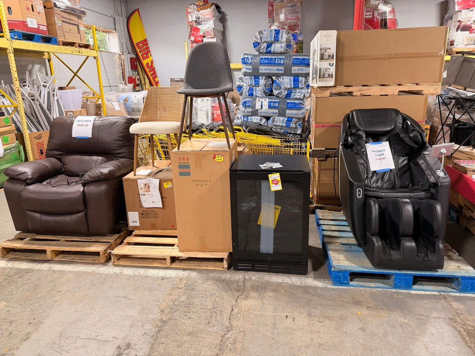 Home goods liquidation pallets for sale