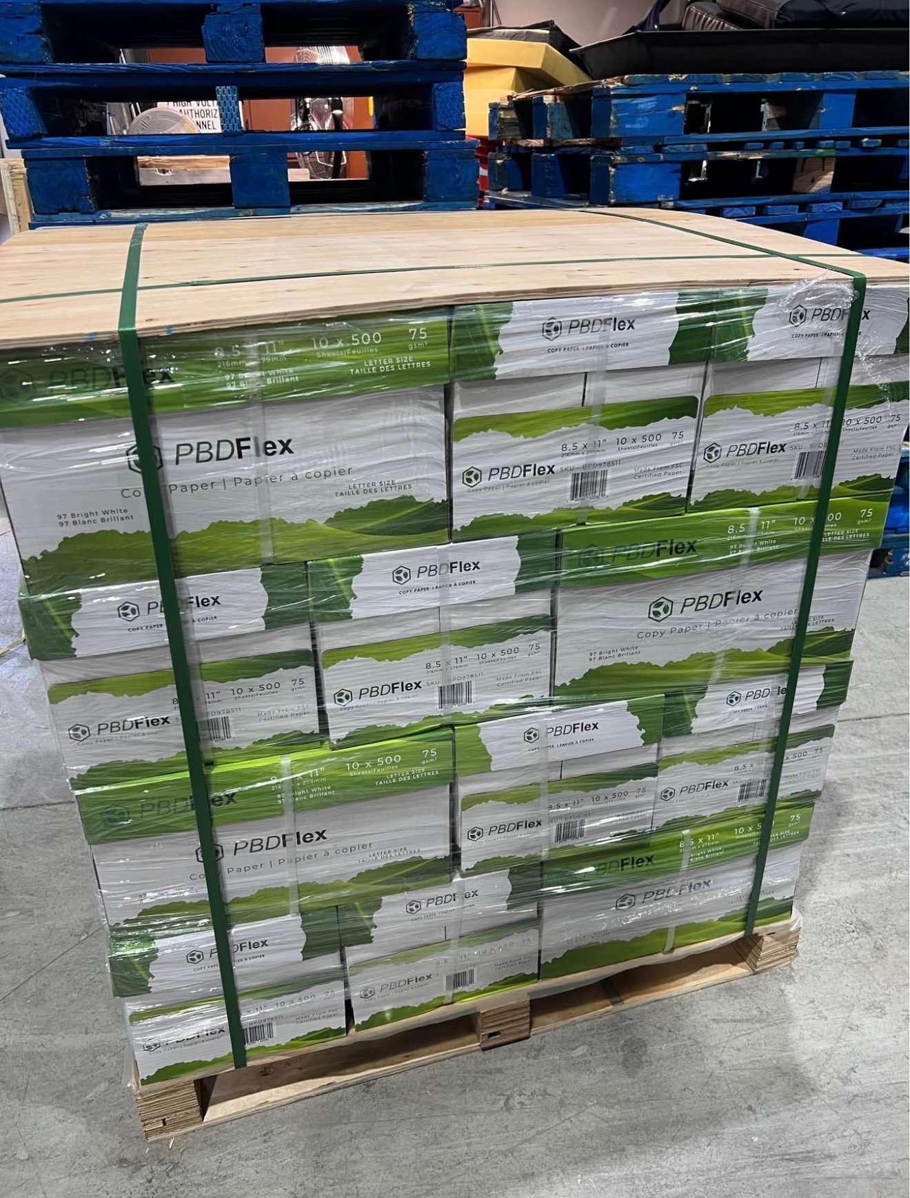 Wholesale Copy Paper Pallet (2,400–4,800 Reams) wholesale home goods pallet inventory