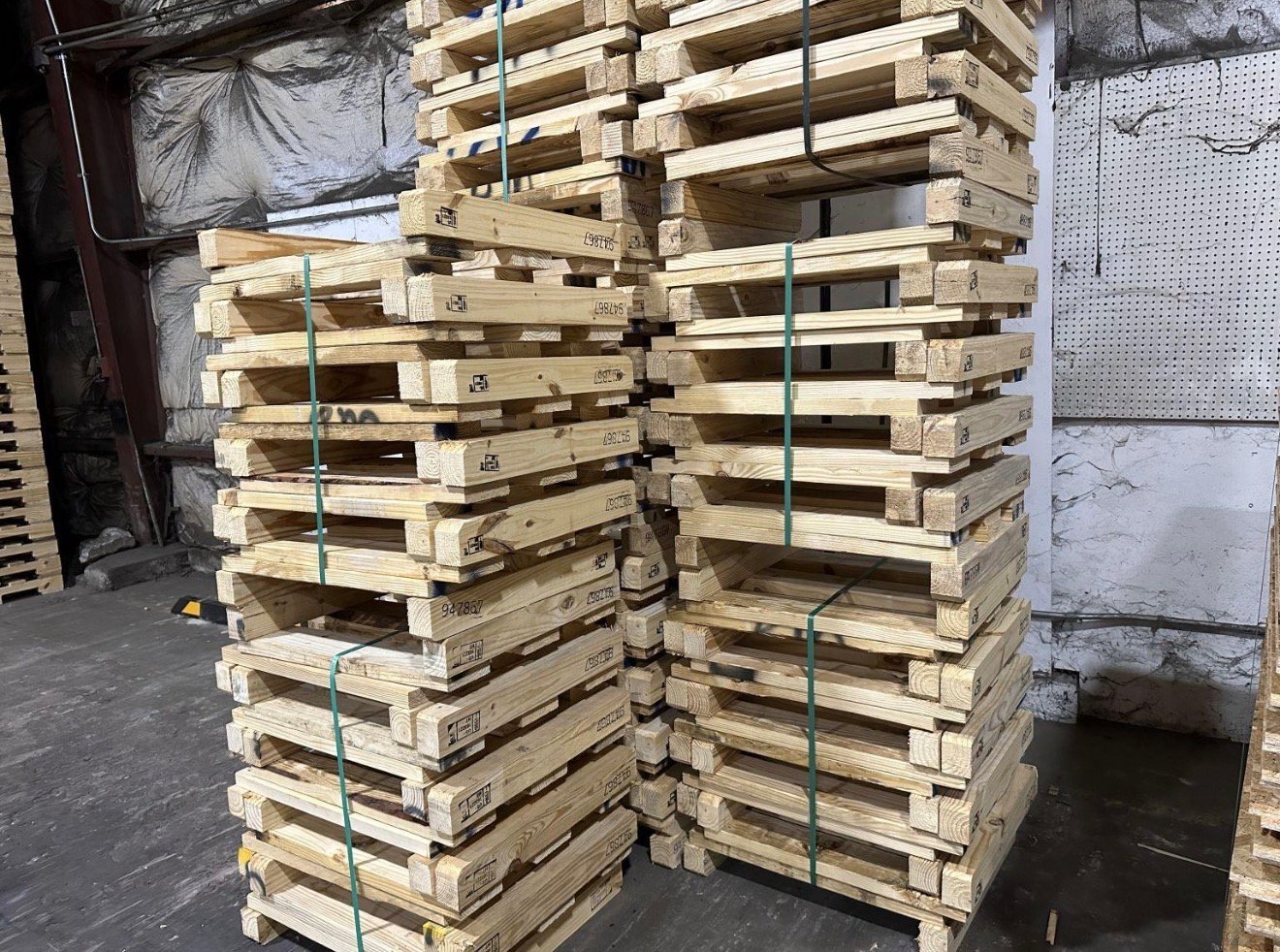 Heavy Duty Wooden Pallets – ISPM 15 Export Grade specialty wholesale inventory