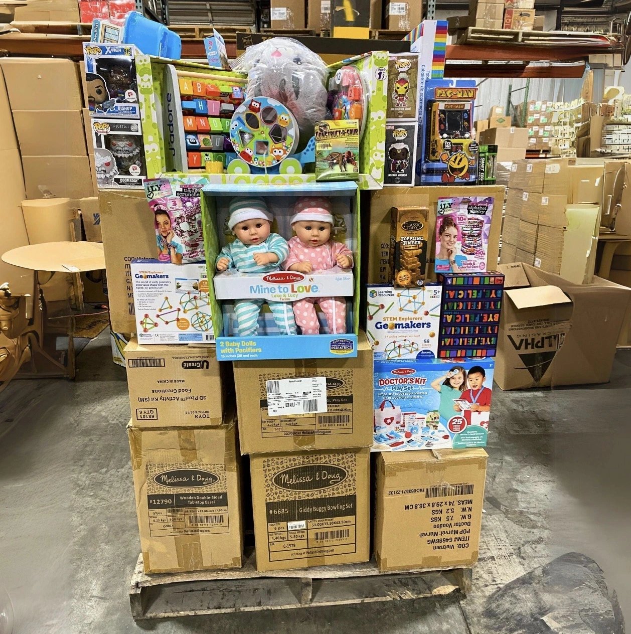 Wholesale toy pallets for sale